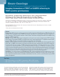 Cover page: Imaging biomarkers of TERT or GABPB1 silencing in TERT-positive glioblastoma