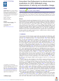 Cover page: Amundsen Sea Embayment ice-sheet mass-loss predictions to 2050 calibrated using observations of velocity and elevation change