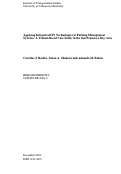 Cover page: Applying Integrated ITS Technologies to Parking Management Systems: A Transit-Based Case Study in the San Francisco Bay Area