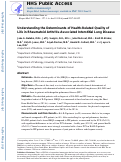 Cover page: Understanding the determinants of health-related quality of life in rheumatoid arthritis-associated interstitial lung disease