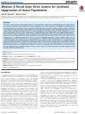 Cover page: Medusa: A Novel Gene Drive System for Confined Suppression of Insect Populations
