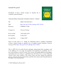 Cover page: Enrichment of heavy calcium isotopes in saprolite due to secondary mineral formation