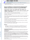 Cover page: Design and methods of a randomized trial testing the novel Wellness Intervention for Smokers Living with HIV (WISH)