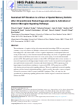 Cover page: Sustained ICP Elevation Is a Driver of Spatial Memory Deficits After Intraventricular Hemorrhage and Leads to Activation of Distinct Microglial Signaling Pathways