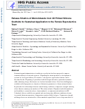 Cover page: Release kinetics of metronidazole from 3D printed silicone scaffolds for sustained application to the female reproductive tract