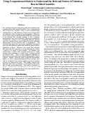 Cover page: Using Computational Models to Understand the Role and Nature of Valuation Bias in Mixed Gambles