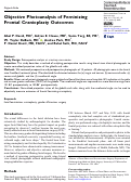 Cover page: Objective Photoanalysis of Feminizing Frontal Cranioplasty Outcomes.