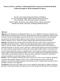 Cover page: Diseases, Doctors, and Divas: Cultivating Reflective Capacity in Preclinical Medical Students through a Critical Examination of Opera