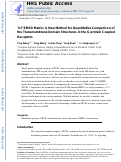 Cover page: 7×7 RMSD matrix: A new method for quantitative comparison of the transmembrane domain structures in the G-protein coupled receptors