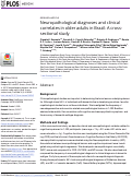 Cover page: Neuropathological diagnoses and clinical correlates in older adults in Brazil: A cross-sectional study