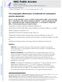 Cover page: The Comparative Effectiveness of Treatments for Ureteropelvic Junction Obstruction