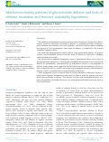 Cover page: Macroevolutionary patterns of glucosinolate defense and tests of defense‐escalation and resource availability hypotheses