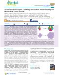 Cover page: Alteration of Neuropilin‑1 and Heparan Sulfate Interaction Impairs Murine B16 Tumor Growth