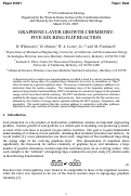 Cover page: Graphene Layer Growth Chemistry: Five-Six-Ring Flip Reaction