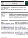 Cover page: Feasibility and outcomes of a multilevel place-based walking intervention for seniors: a pilot study.