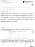 Cover page: On the Effect of Fast Rotation and Vertical Viscosity on the Lifespan of the 3D Primitive Equations