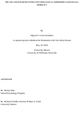 Cover page: THE RELATIONSHIP BETWEEN PSYCHOLOGICAL DISORDERS AND SOCIAL MOBILITY