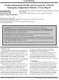 Cover page: Cholecystoduodenal Fistula and Urosepsis in A Febrile&nbsp;Emergency Department Patient: A Case Report