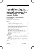 Cover page: Increased Wisdom From the Ashes of Ignorance and Surprise: Numerically-Driven Inferencing, Global Warming, and Other Exemplar Realms