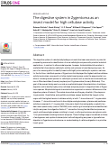 Cover page: The digestive system in Zygentoma as an insect model for high cellulase activity