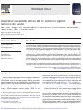 Cover page: Independent value added by diffusion MRI for prediction of cognitive function in older adults