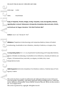 Cover page: Reply to Templeton, Thomas; Hodges, Ashley; Templeton, Leah; Goenaga‐Diaz, Eduardo, regarding their comment ‘Shakespeare, perioperative respiratory adverse events, COLDS, and the room air oxygen saturation: “All's well that ends well”