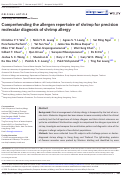 Cover page: Comprehending the allergen repertoire of shrimp for precision molecular diagnosis of shrimp allergy.