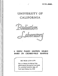 Cover page: A SIMPLE PULSED NEUTRON SOURCE BASED ON CROSSED-FIELD TRAPPING