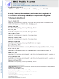 Cover page: Protective Prevention Effects on the Association of Poverty With Brain Development