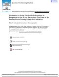 Cover page: The Impact of the Great Recession on County Human-Service Organizations: A Cross-Case Analysis