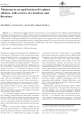 Cover page: Thymoma in an aged backyard Leghorn chicken, with reviews of a database and literature.