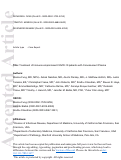 Cover page: Treatment of immunocompromised COVID‐19 patients with convalescent plasma