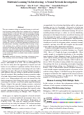 Cover page: Multitask Learning Via Interleaving: A Neural Network Investigation