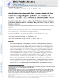 Cover page: Identification of pre-diagnostic lipid sets associated with liver cancer risk using untargeted lipidomics and chemical set analysis: A nested case-control study within the ATBC cohort.