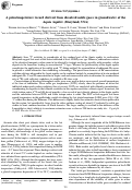 Cover page: A paleotemperature record derived from dissolved noble gases in groundwater of the Aquia Aquifer (Maryland, USA)