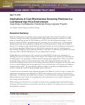 Cover page: Implications of Cost Effectiveness Screening Practices in a Low Natural Gas Price Environment: Case Study of a Midwestern Residential Energy Upgrade Program