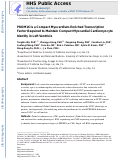 Cover page: PRDM16 Is a Compact Myocardium-Enriched Transcription Factor Required to Maintain Compact Myocardial Cardiomyocyte Identity in Left Ventricle