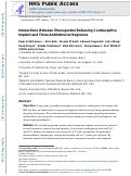 Cover page: Interactions between etonogestrel-releasing contraceptive implant and 3 antiretroviral regimens