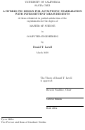 Cover page: A Hybrid PID Design For Asymptotic Stabilization With Intermittent Measurements