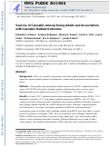 Cover page: Sources of cannabis among young adults and associations with cannabis-related outcomes