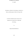 Cover page: The Influence of Subjective Value, Importance, and Interest on Memory and Metacognition in Older and Younger Adults