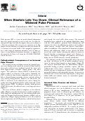 Cover page: When Diastole Lets You Down: Clinical Relevance of a Widened Pulse Pressure