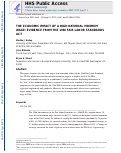 Cover page: THE ECONOMIC IMPACT OF A HIGH NATIONAL MINIMUM WAGE: EVIDENCE FROM THE 1966 FAIR LABOR STANDARDS ACT.