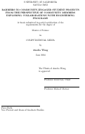 Cover page: Barriers to Community-Engaged Student Projects from the Perspective of Community Members Exploring Collaborations with Engineering Programs