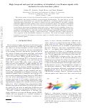 Cover page: High Temporal and Spectral Resolution of Stimulated X-Ray Raman Signals with Stochastic Free-Electron-Laser Pulses