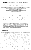 Cover page: MRF Labeling with a Graph-Shifts Algorithm