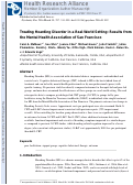 Cover page: Treating Hoarding Disorder in a real-world setting: Results from the Mental Health Association of San Francisco.