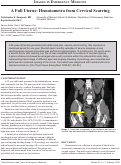 Cover page: A Full Uterus: Hematometra from Cervical Scarring