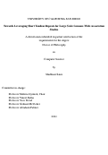 Cover page: Towards Leveraging Short Tandem Repeats for Large Scale Genome-Wide Association Studies