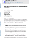 Cover page: Distinct Worst Pain Profiles in Oncology Outpatients Undergoing Chemotherapy